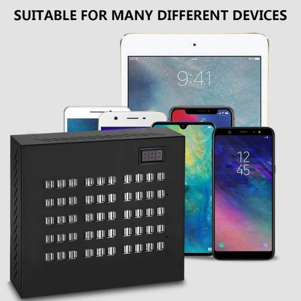 USB Charging Station,100 Ports USΒ Power Station Multi Port USΒ Wall Charger Adapter Phone Noninterference Multiport Desktop USB Rapid Charger for Hotel School Shopping Malls - Image 6