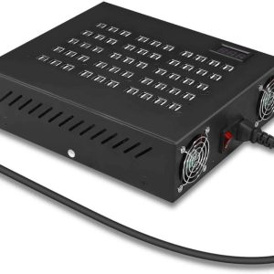 USB Charging Station,100 Ports USΒ Power Station Multi Port USΒ Wall Charger Adapter Phone Noninterference Multiport Desktop USB Rapid Charger for Hotel School Shopping Malls