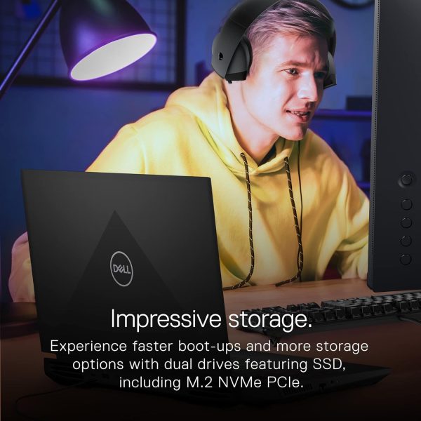 Dell G15 5520 15.6 Inch Gaming Laptop – 1080p FHD 120Hz Display, Intel Core i7-12700H, 16GB DDR5 RAM, 512GB SSD, NVIDIA Geforce RTX 3060 6GB GDDR6, Intel Wi-Fi 6, USB C, Windows 11 – Dark Shadow Grey - Image 5