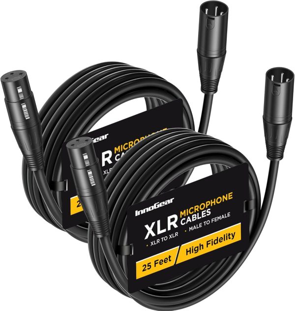 XLR (3pin) cable - 25ft