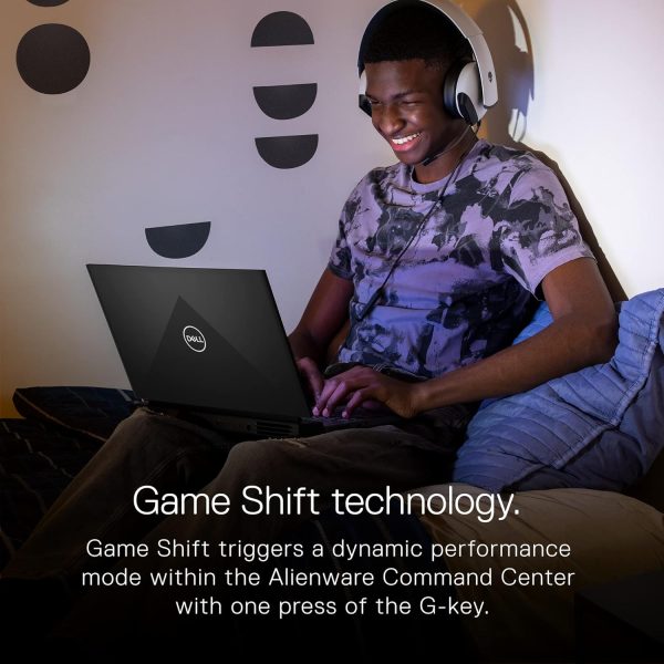 Dell G15 5520 15.6 Inch Gaming Laptop – 1080p FHD 120Hz Display, Intel Core i7-12700H, 16GB DDR5 RAM, 512GB SSD, NVIDIA Geforce RTX 3060 6GB GDDR6, Intel Wi-Fi 6, USB C, Windows 11 – Dark Shadow Grey - Image 3
