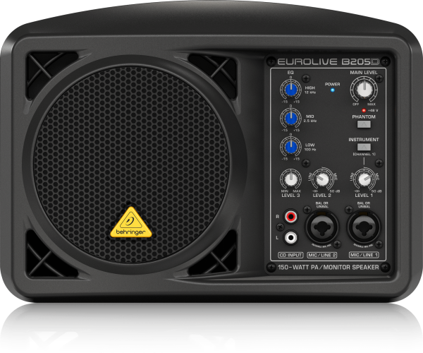 Behringer Eurolive B205D 150W 5.25 inch Powered Monitor Speaker