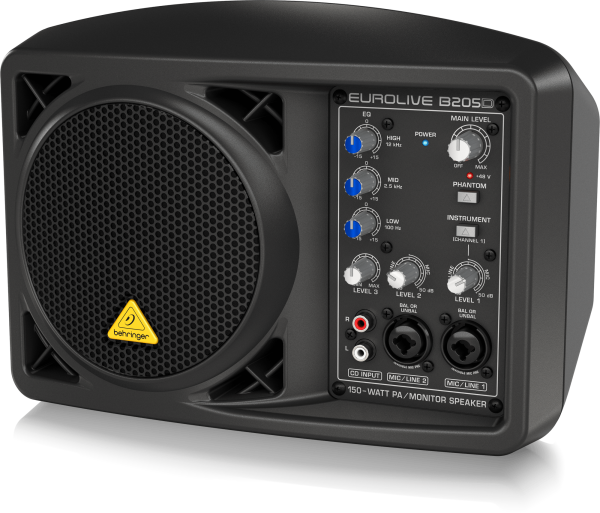 Behringer Eurolive B205D 150W 5.25 inch Powered Monitor Speaker - Image 4
