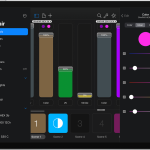 LUMINAIR + ARTNET + Ipad Lighting Control