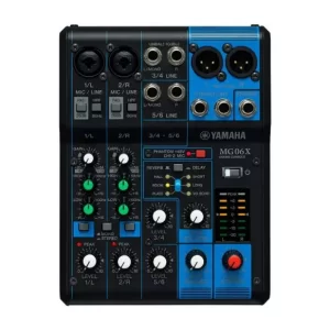 MG06X 6-Channel Analog Mixer with Effects