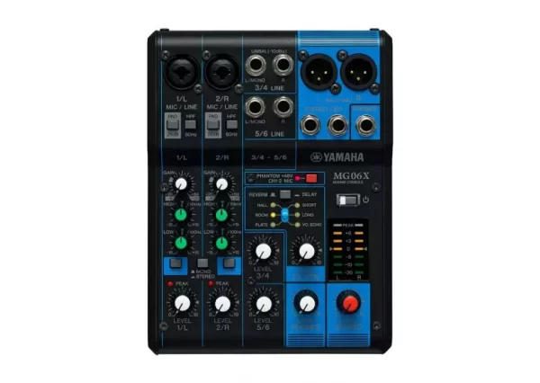 MG06X 6-Channel Analog Mixer with Effects