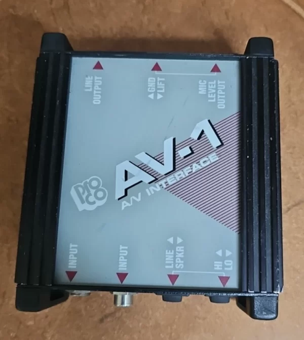 Pro Co Sound AV1 Audio/Video High to Low Impedance Interface - Image 4